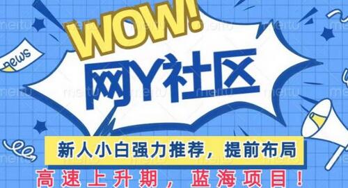 有道词典WOW社区项目，新人小白强力推荐，提前布局，高速上升期，蓝海项目