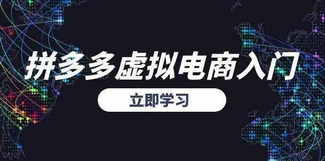 拼多多虚拟电商入门，精准选品方法论，无货源模式起盘技巧