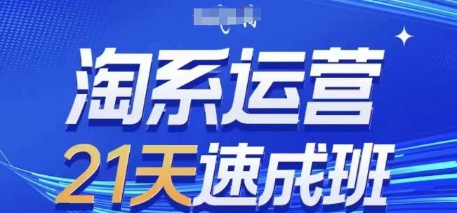 淘系运营21天速成班(更新25年6月)，0基础轻松搞定淘系运营，不做假把式