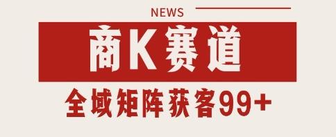 小红书某音商K赛道引流获客 自热矩阵日引200+【揭秘】
