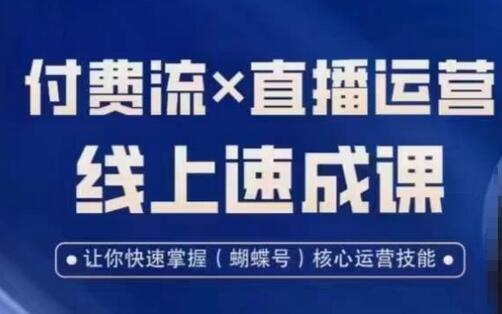 视频号付费流实操课程，付费流✖️直播运营速成课，让你快速掌握视频号核心运营技能