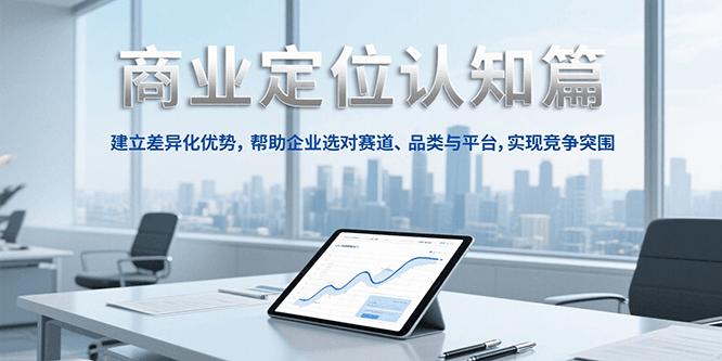 商业定位认知，建立差异化优势，帮助企业选对赛道、品类与平台，实现竞争突围