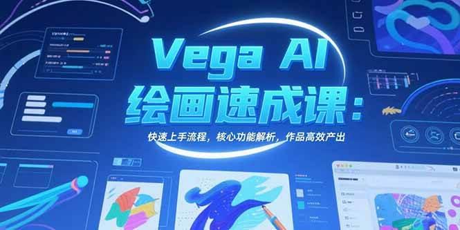 Vega AI绘画速成课：快速上手流程，核心功能解析，作品高效产出